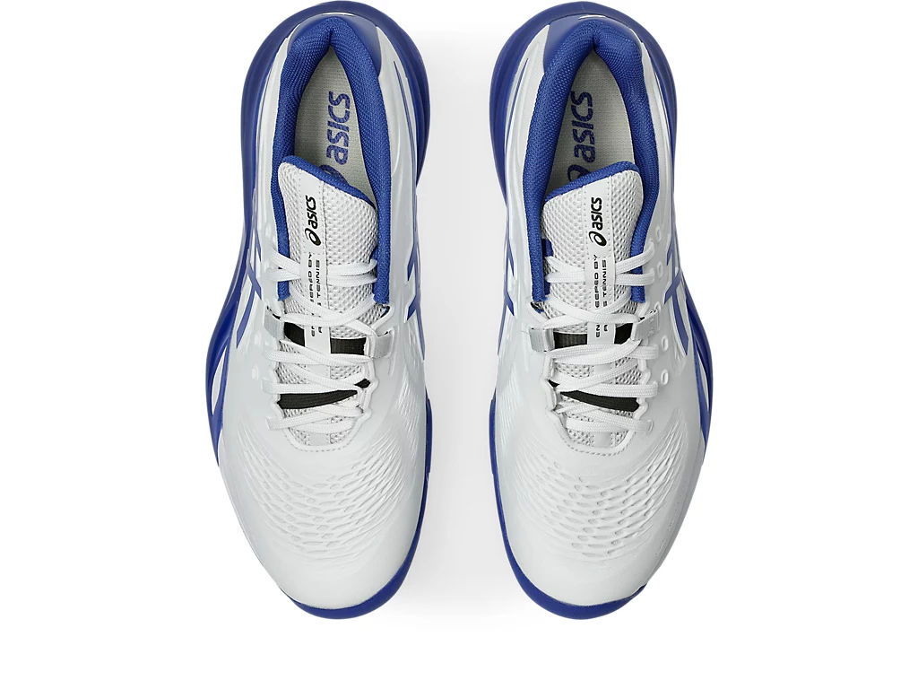 Giay Asics Gel-Resolution X Wide 'White Blue' 1041A487-101