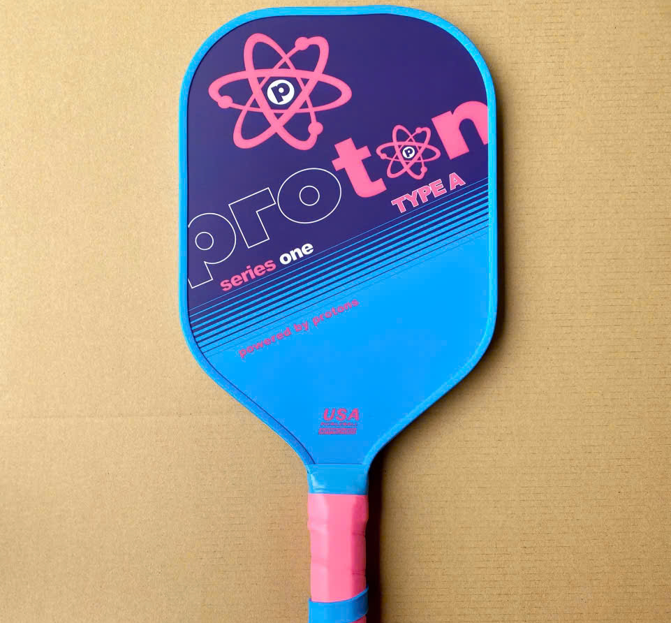 Vot Pickleball Proton Series One Type A 15mm 'Purple Blue Pink'