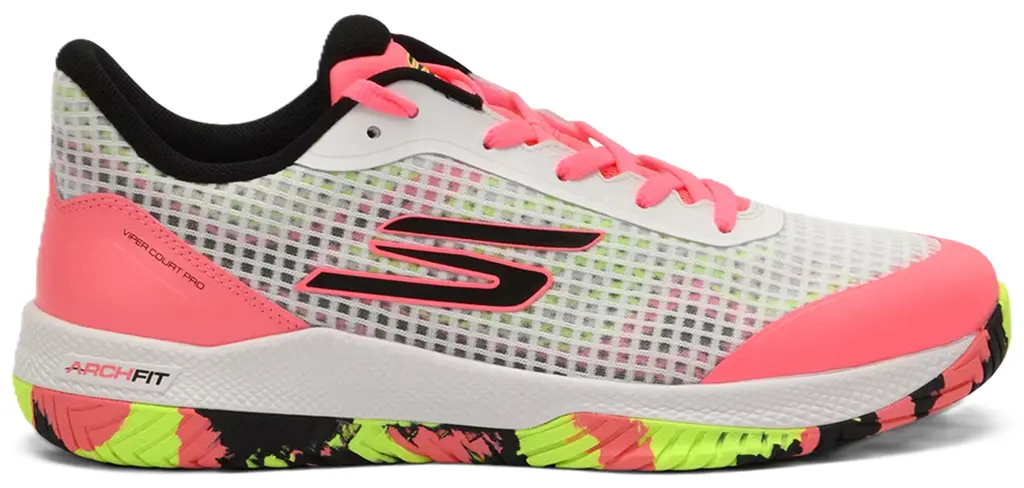 Giày Skechers Viper Court Pro 'Pink White' 172069C-WMLT