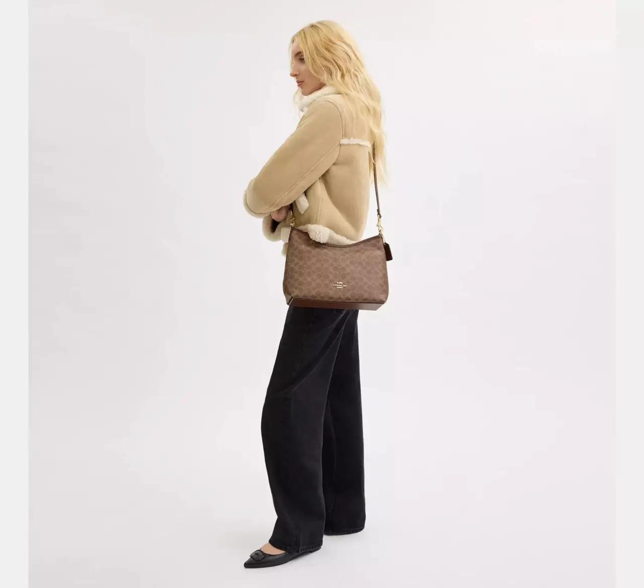 Tui Nu Coach Laurel Shoulder Bag 'Tan' CV975-IMXHE