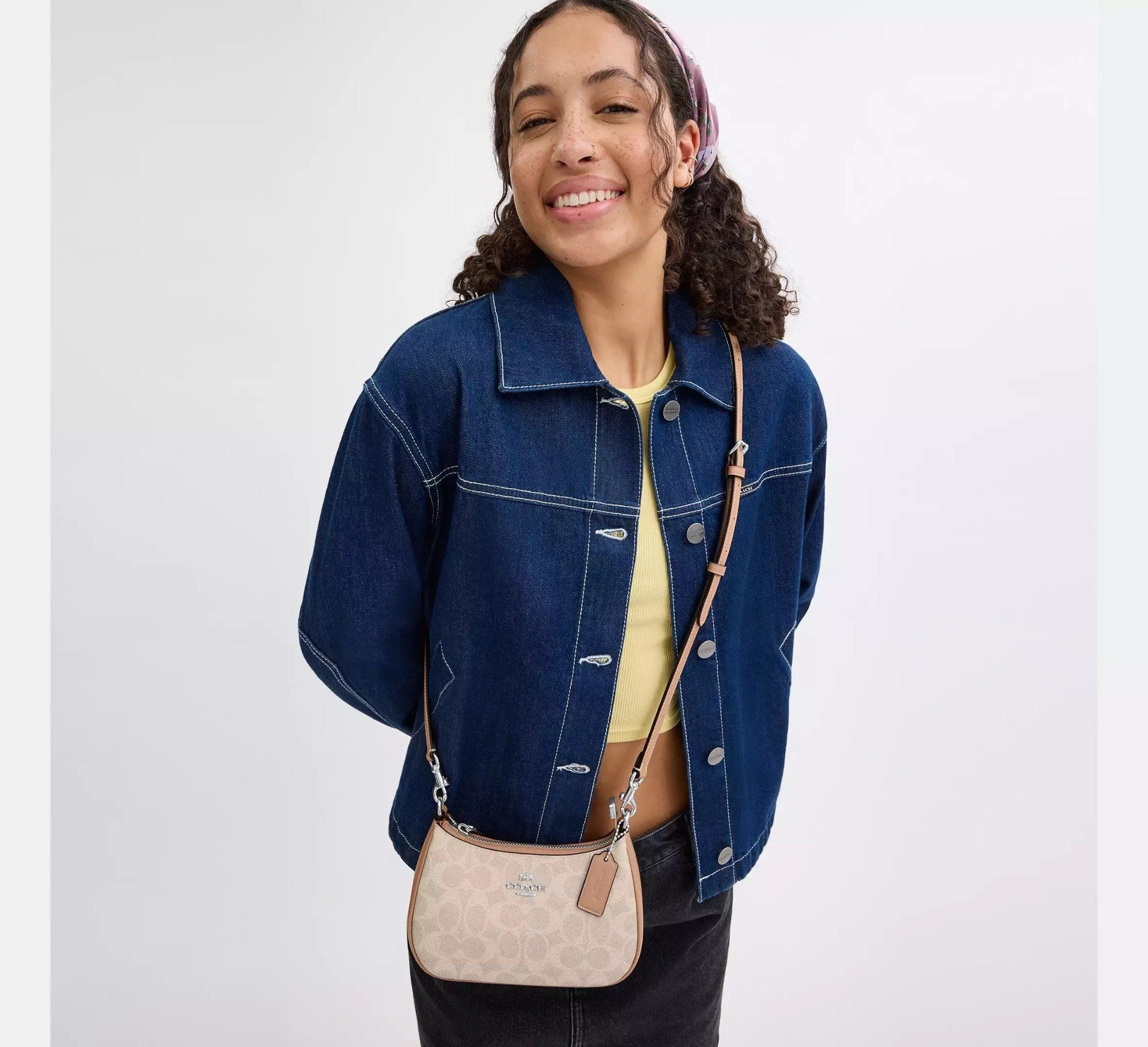 Tui Nu Coach Teri Mini Crossbody Bag 'Taupe' CW323-SVPWH