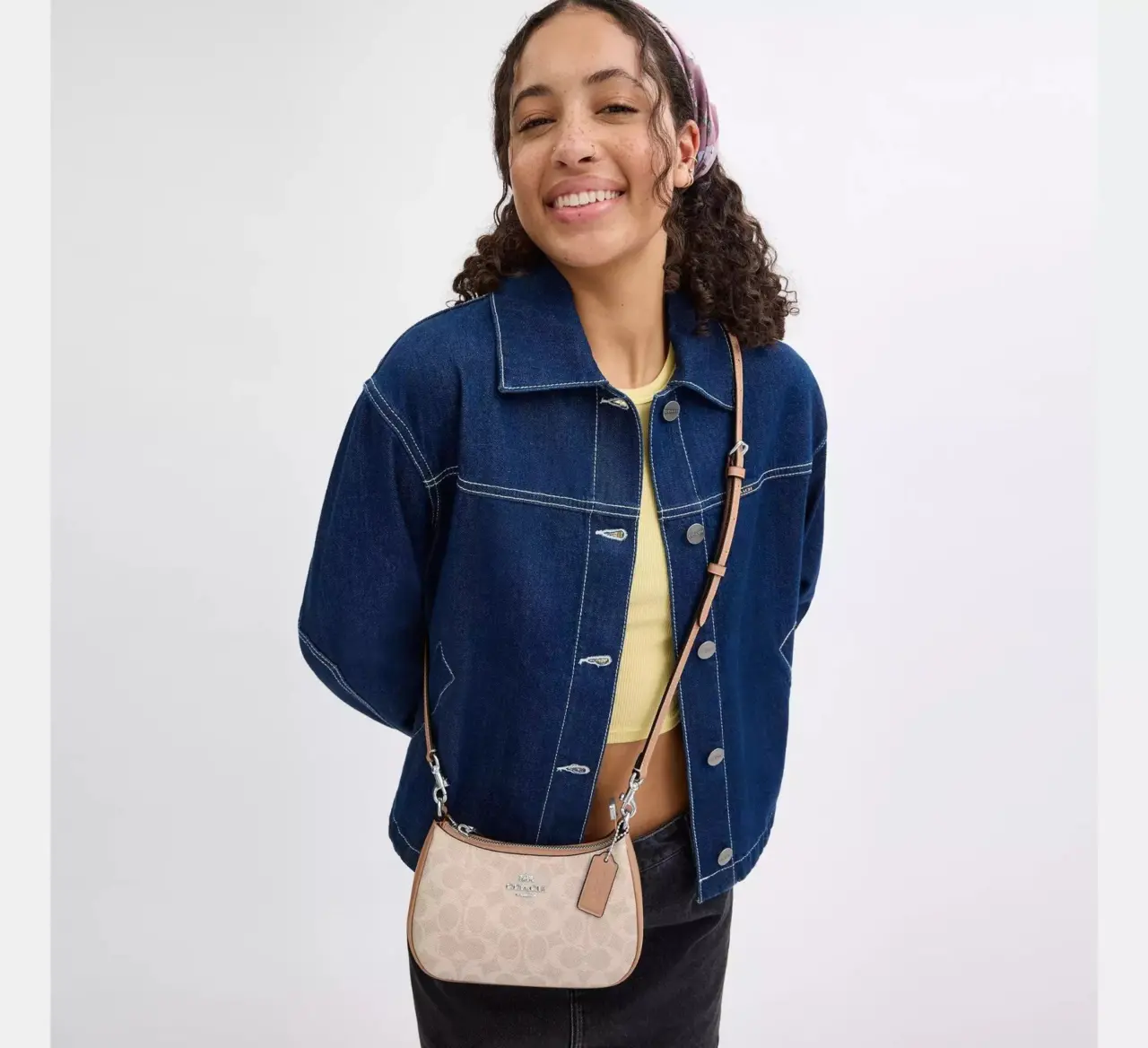 Tui Nu Coach Teri Mini Crossbody Bag 'Taupe' CW323-SVPWH