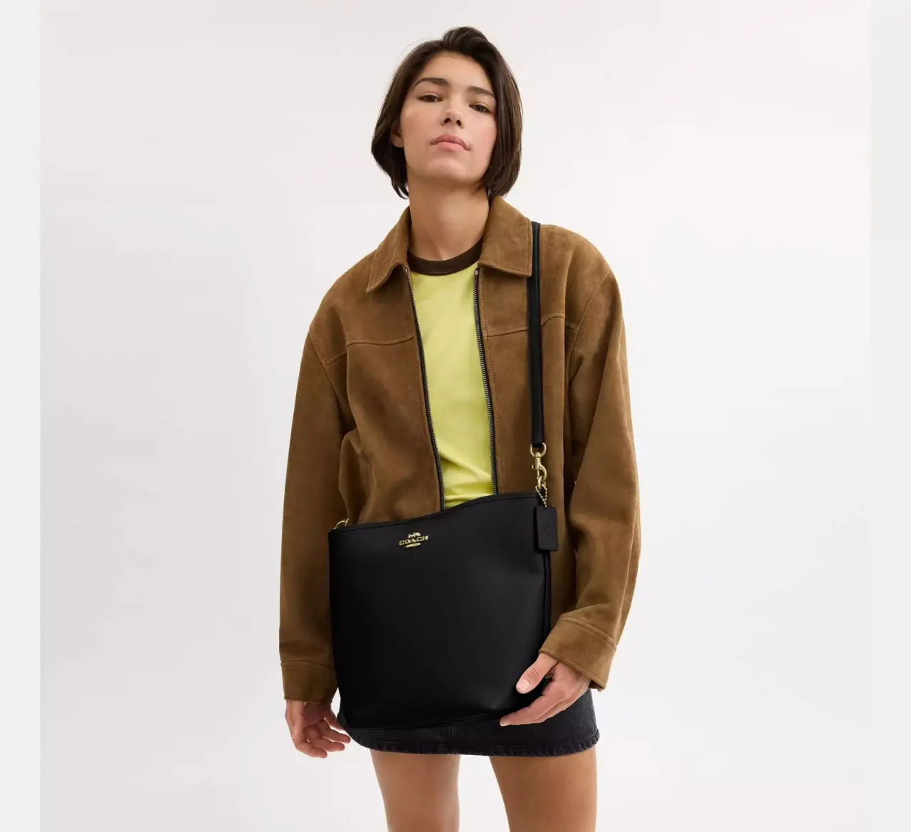 Tui Nu Coach City Large Bucket Bag 'Black' CT803-IMBLK