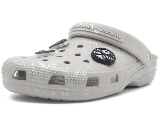 Alternative view of Dép Crocs Classic Clog x Futura Laboratories 'Pearl White' 209622-101