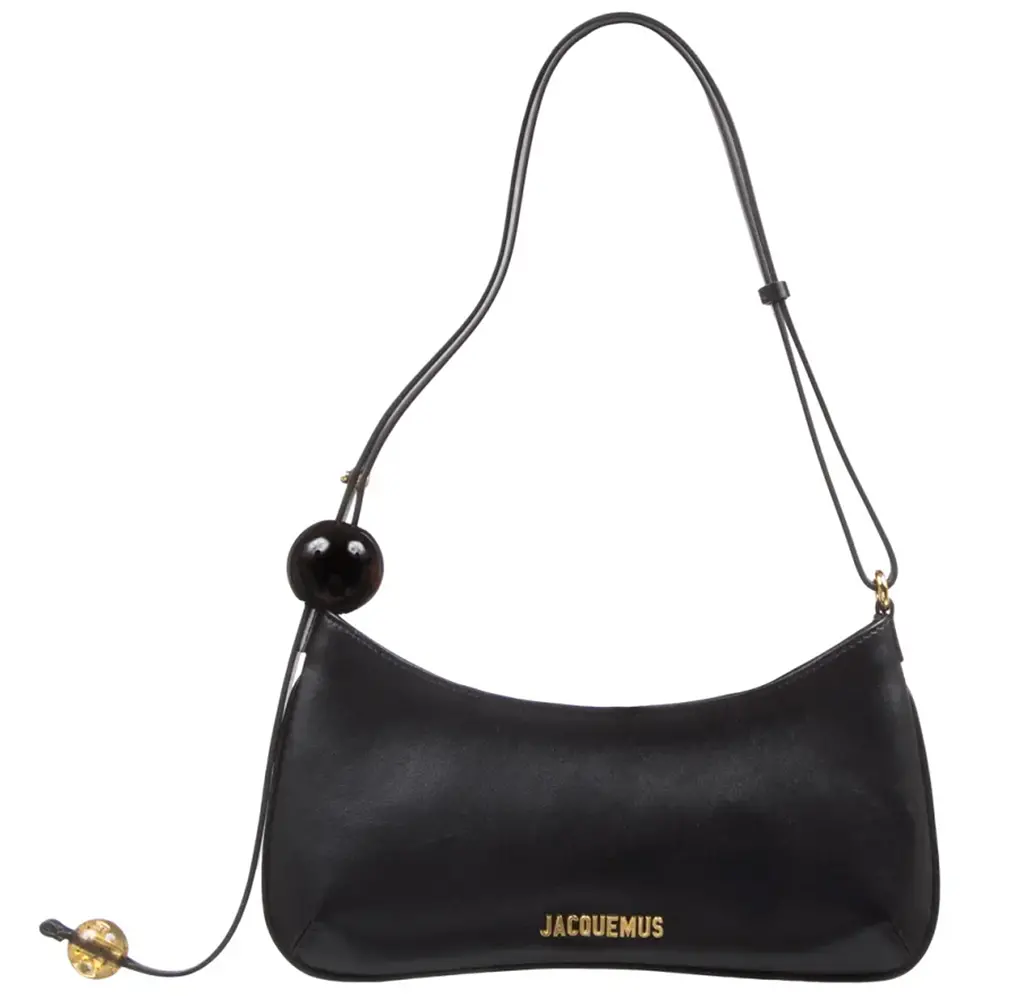 Tui Jacquemus Le Bisou Perle Leather 'Black' 231BA057-3000-990