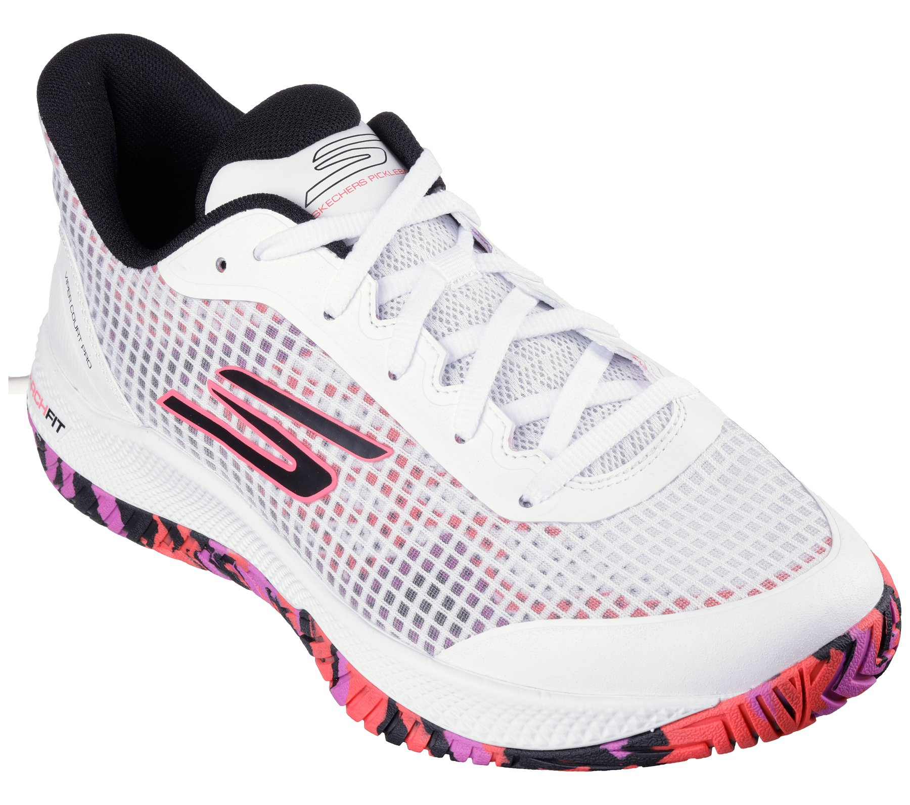 Giay Skechers Viper Court Pro 'White Hot Pink' 246069-WHP