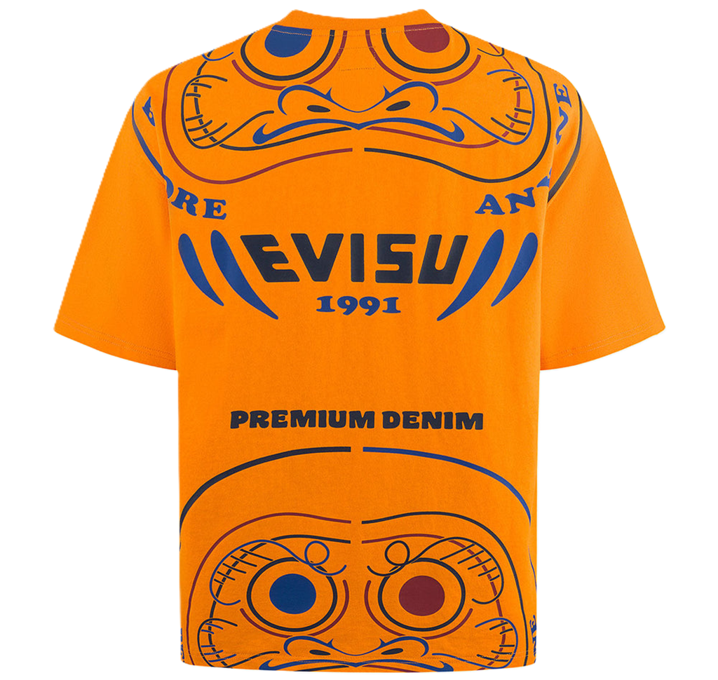 Ao Evisu Daruma Print Loose 'Orange' 2ESHTM5TS1209RXCT