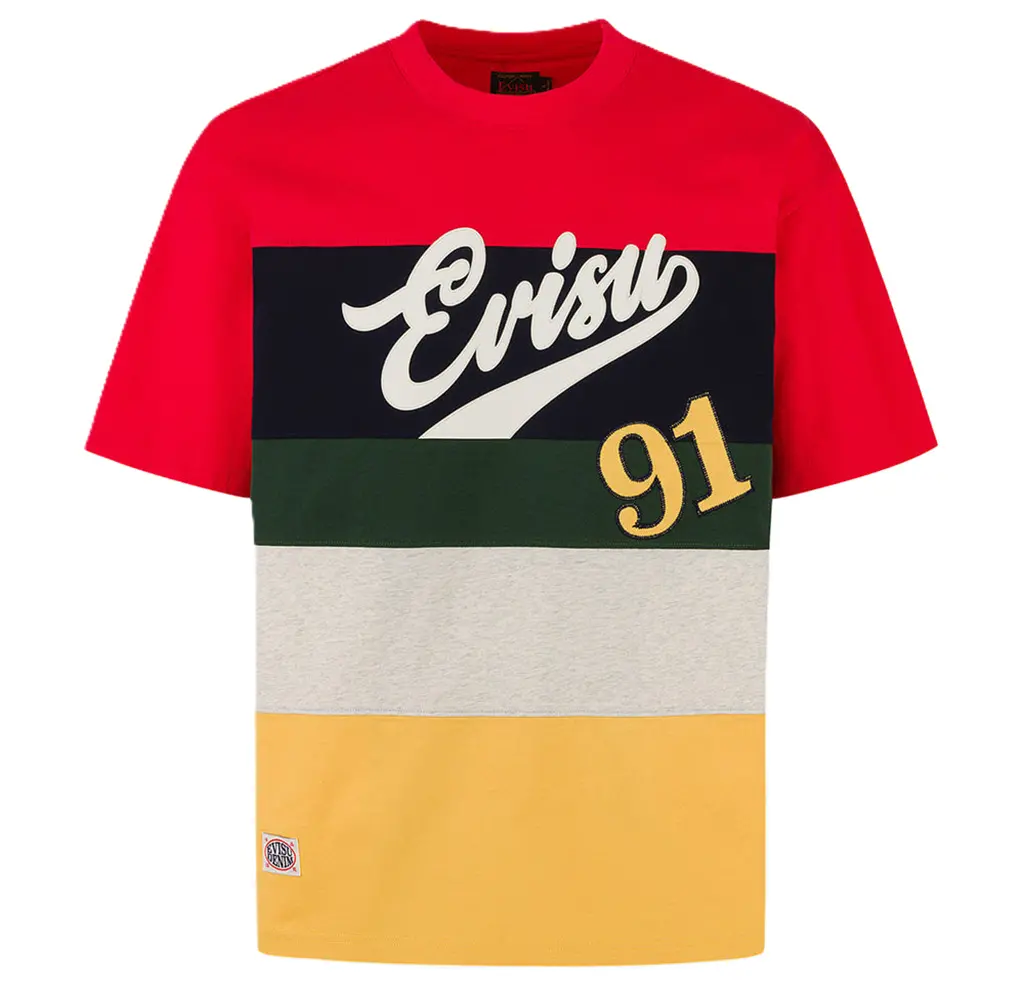 Ao Evisu Logo And "91" Applique 'Multicolor' 2ESHTM5TS7043RXCT