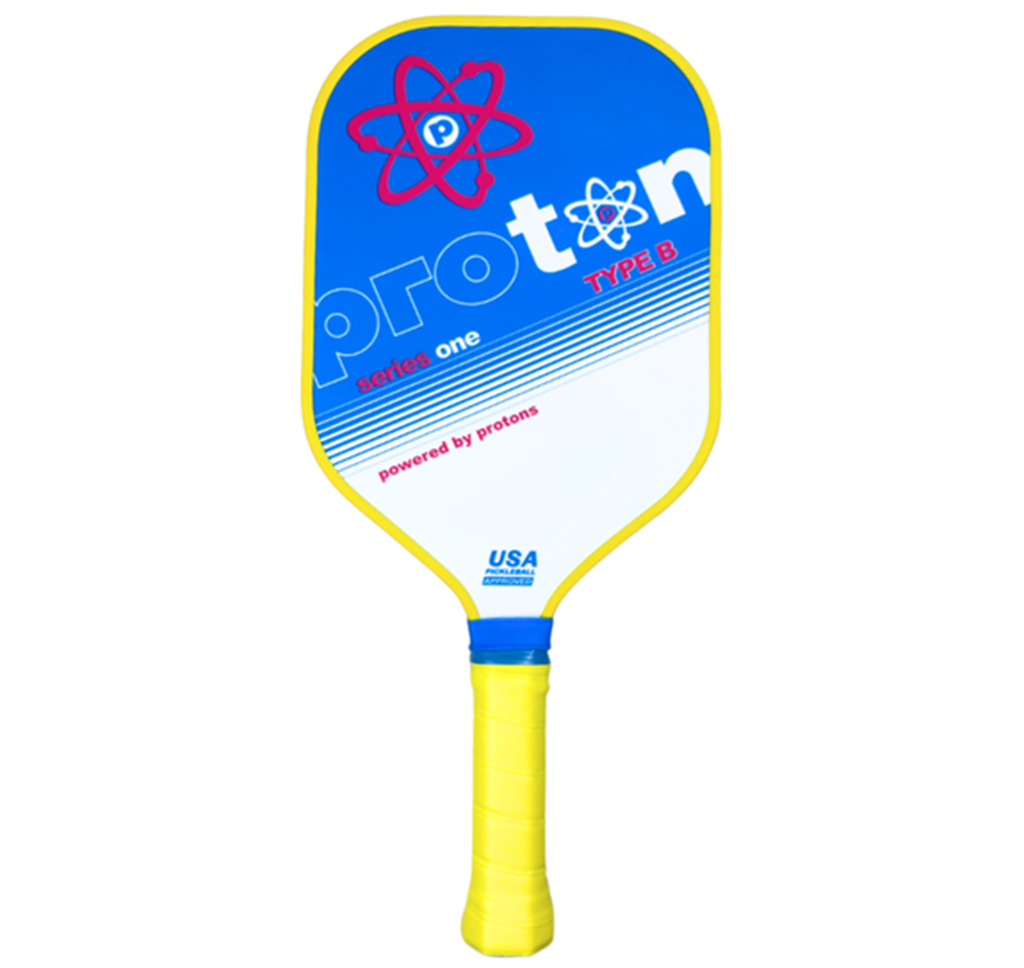 Vot Pickleball Proton Series One Type B 15mm 'Yellow Blue'