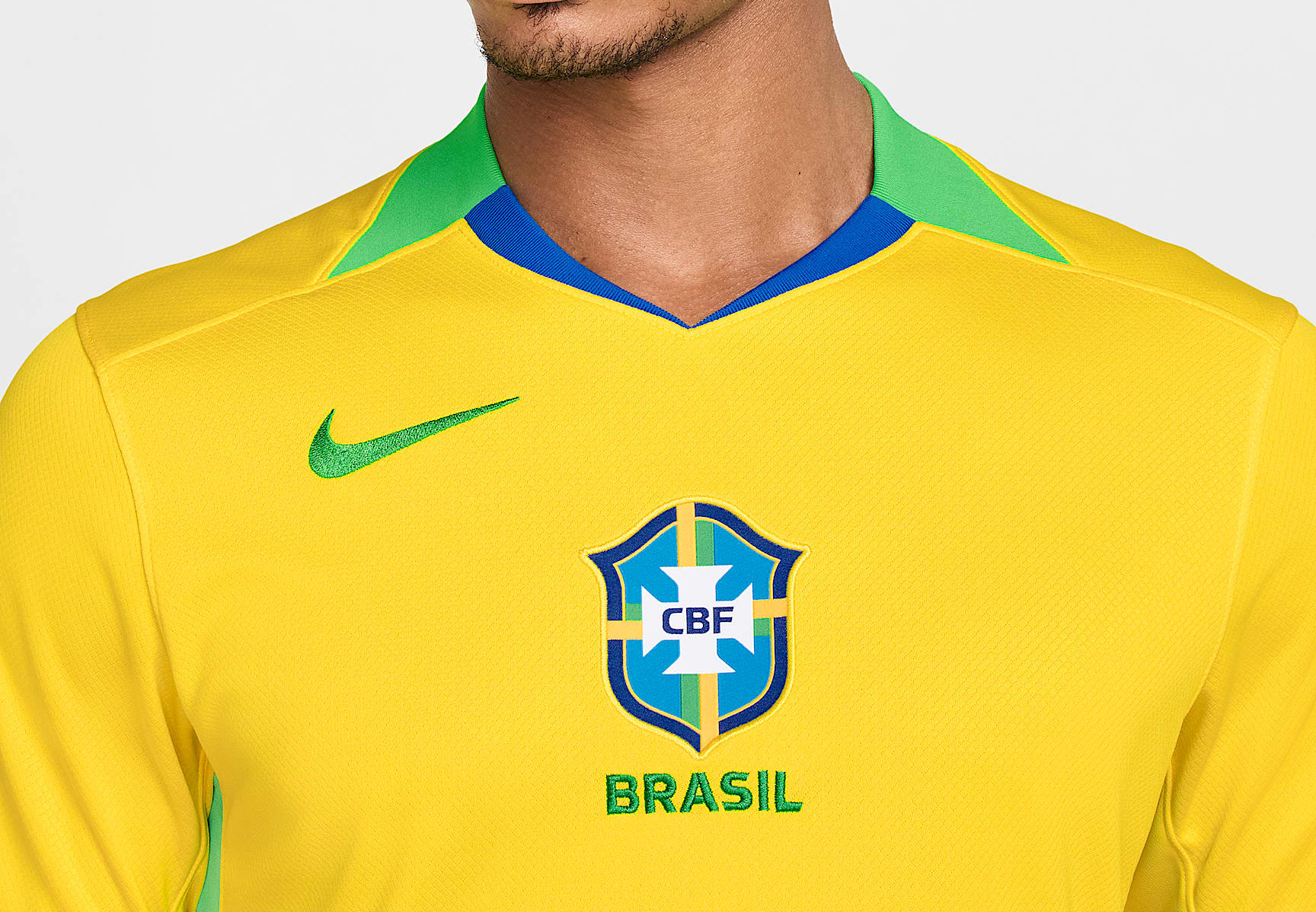 Ao Nike Brazil 2025 Home Jersey 'Yellow' FZ9011-718
