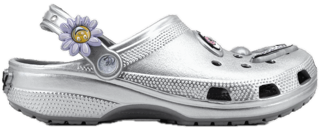 Dép Crocs x Kenny Scharf Classic Clog 'Silver' 209487-040