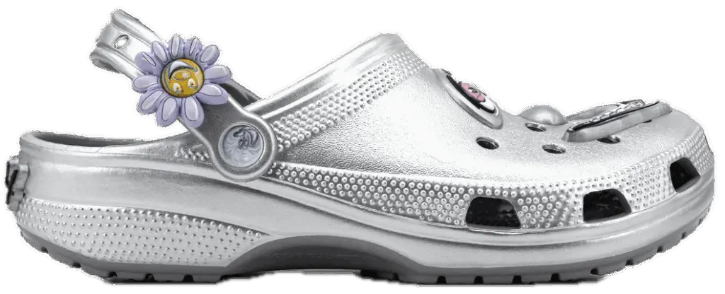 Dép Crocs x Kenny Scharf Classic Clog 'Silver' 209487-040