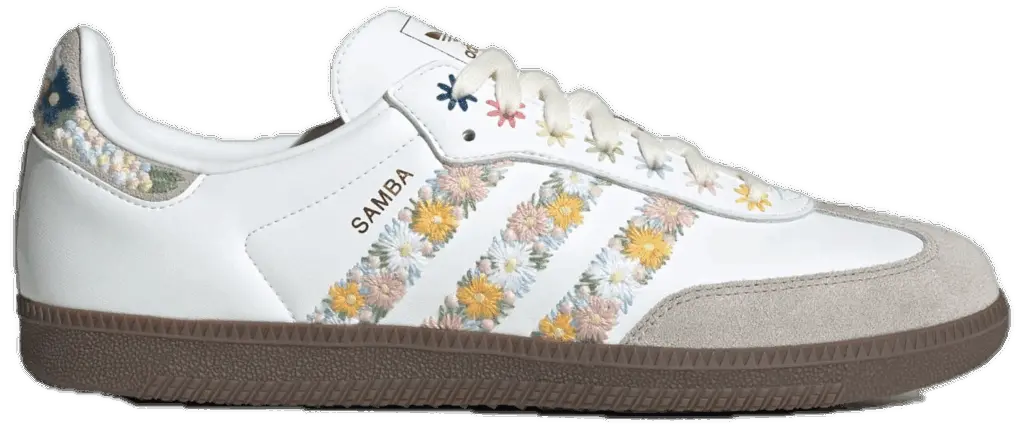 Giay Adidas Originals Samba Satin 'Cloud White' HQ5155