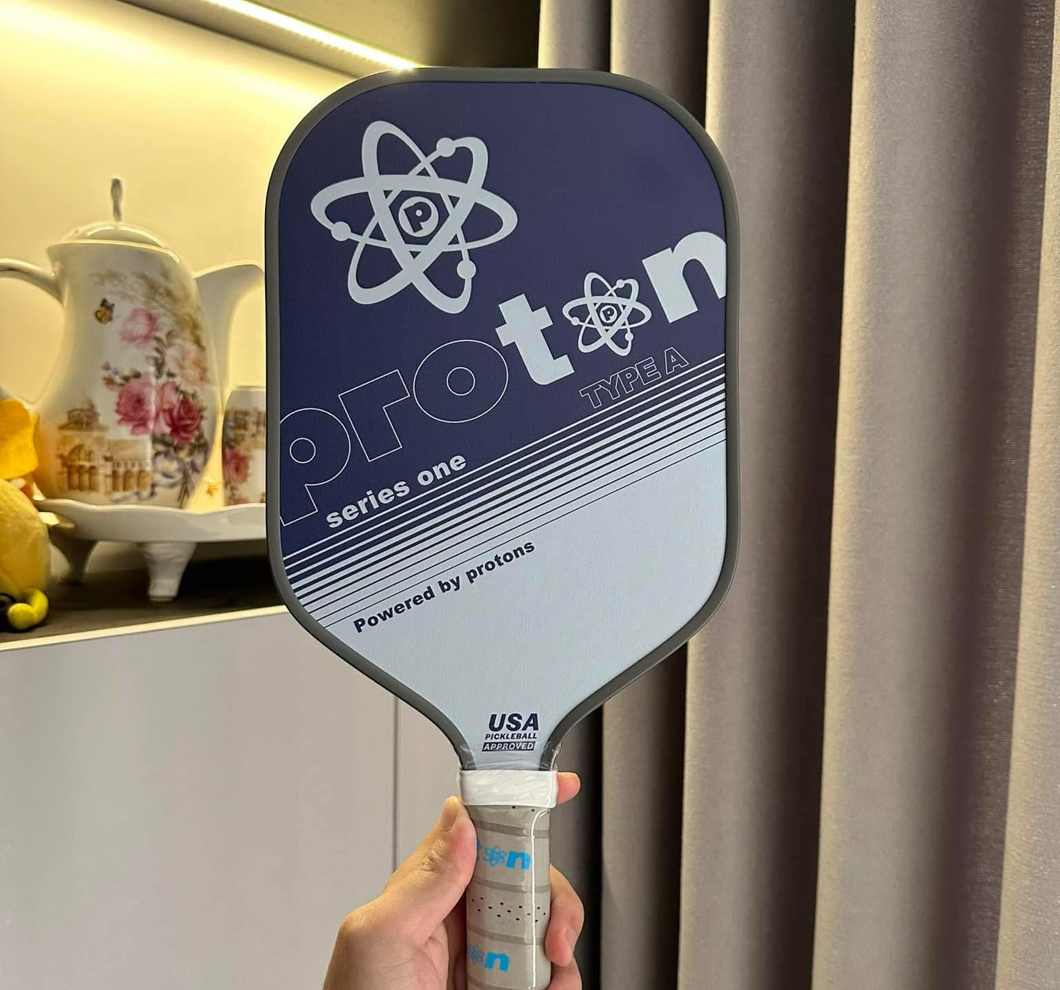 Vot Pickleball Proton Series One Type A 15mm 'Navy Grey'