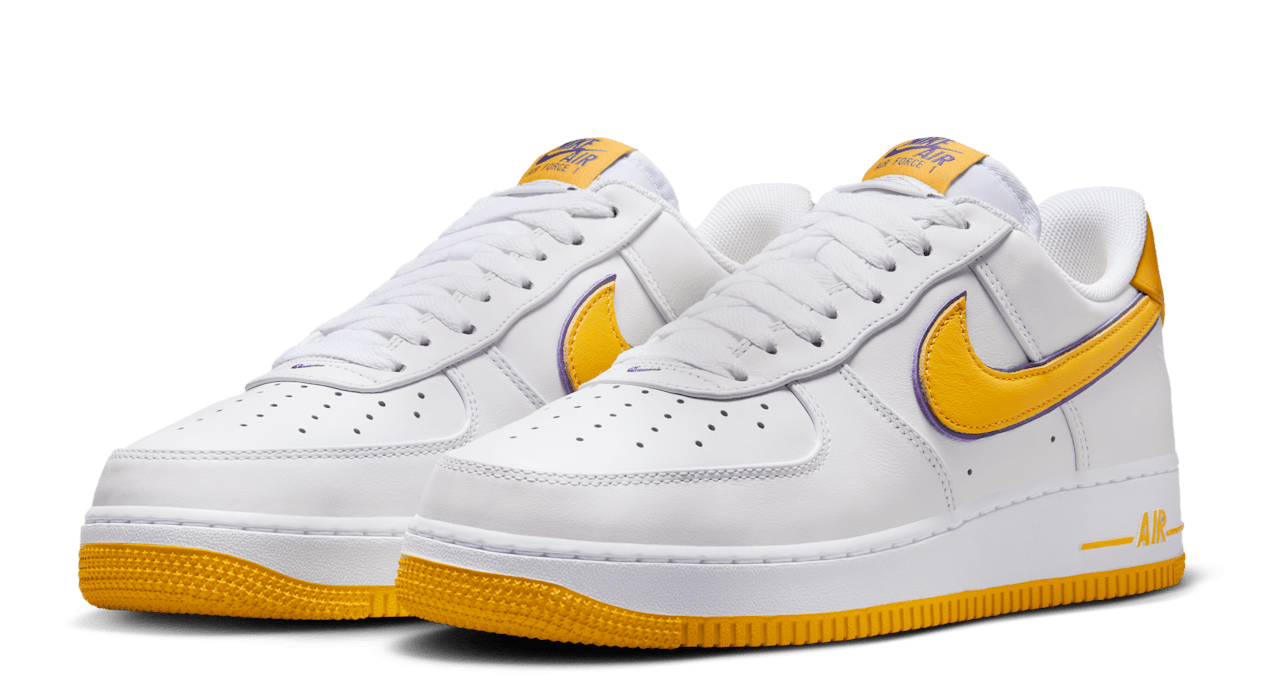 Giay Nike Air Force 1 Low Retro QS 'Lakers Home' FZ1151-100