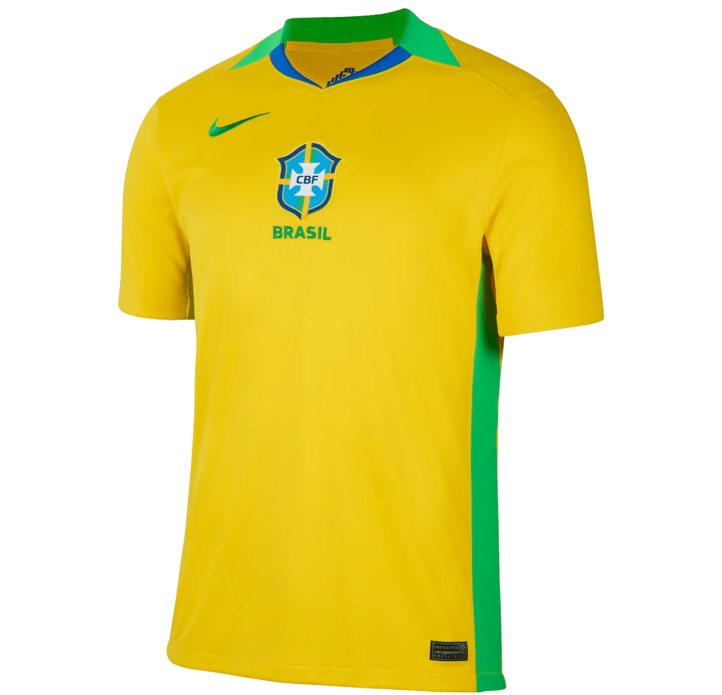 Ao Nike Brazil 2025 Home Jersey 'Yellow' FZ9011-718