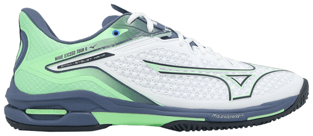 Giay Mizuno Wave Exceed Tour 6 AC 'White India Ink Mint' 61GA247037