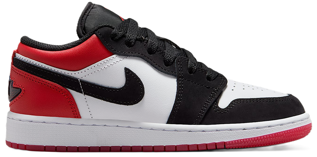 Giay Nike Air Jordan 1 Low SE 2025 GS 'Black Toe' IB8970-106