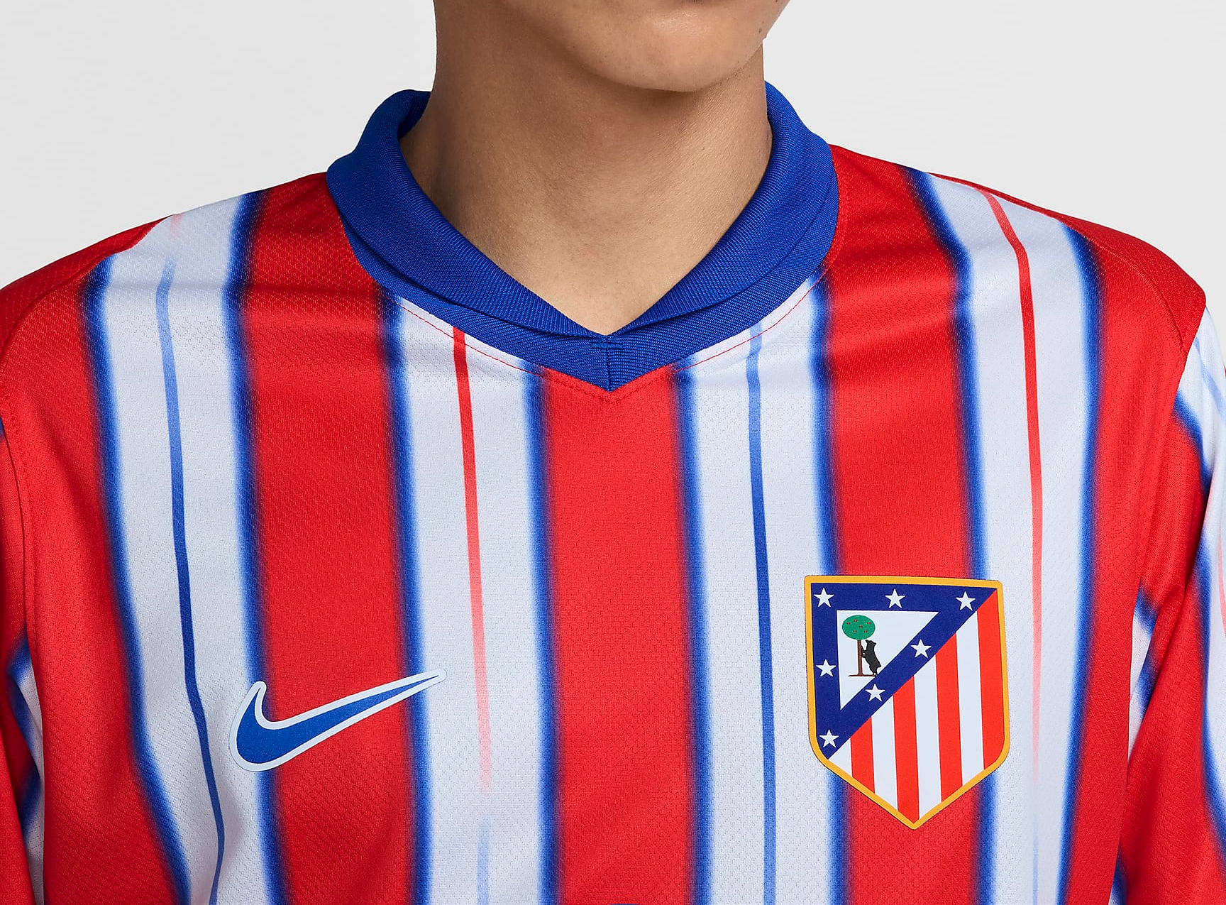 Ao Nike Atletico Madrid 24/25 Stadium Home 'White Red' FN8790-406