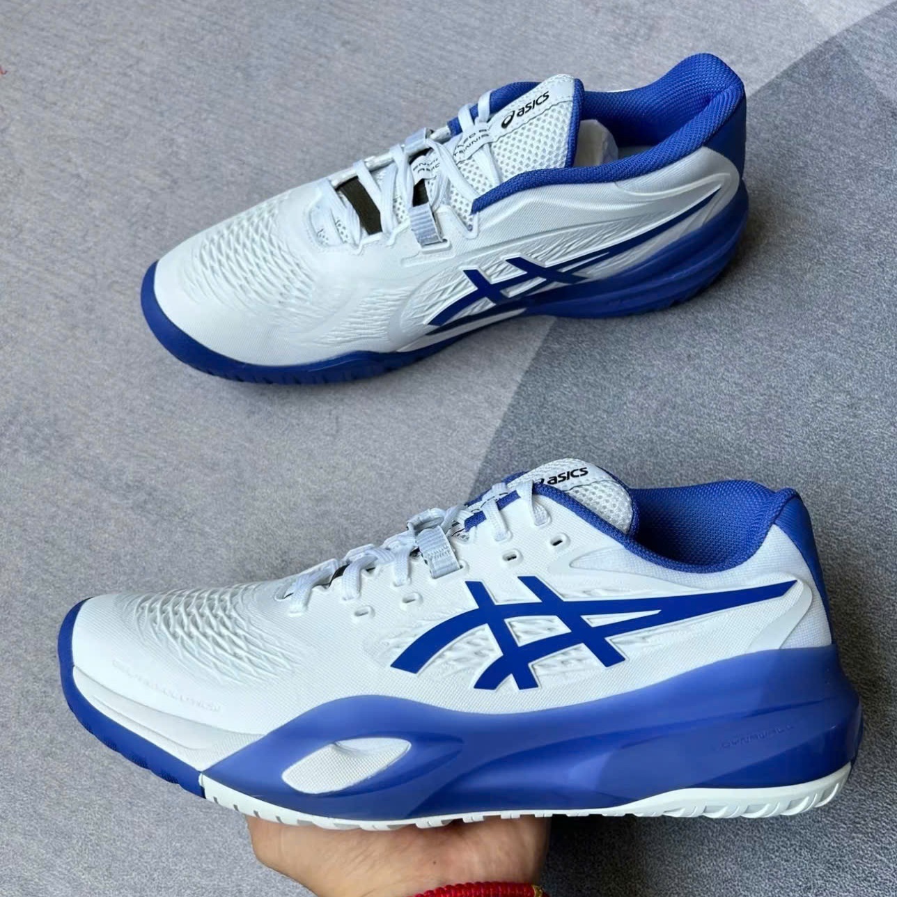Giày Asics Gel-Resolution X 'White Dark Cobalt' 1041A481-101 - Ảnh 6