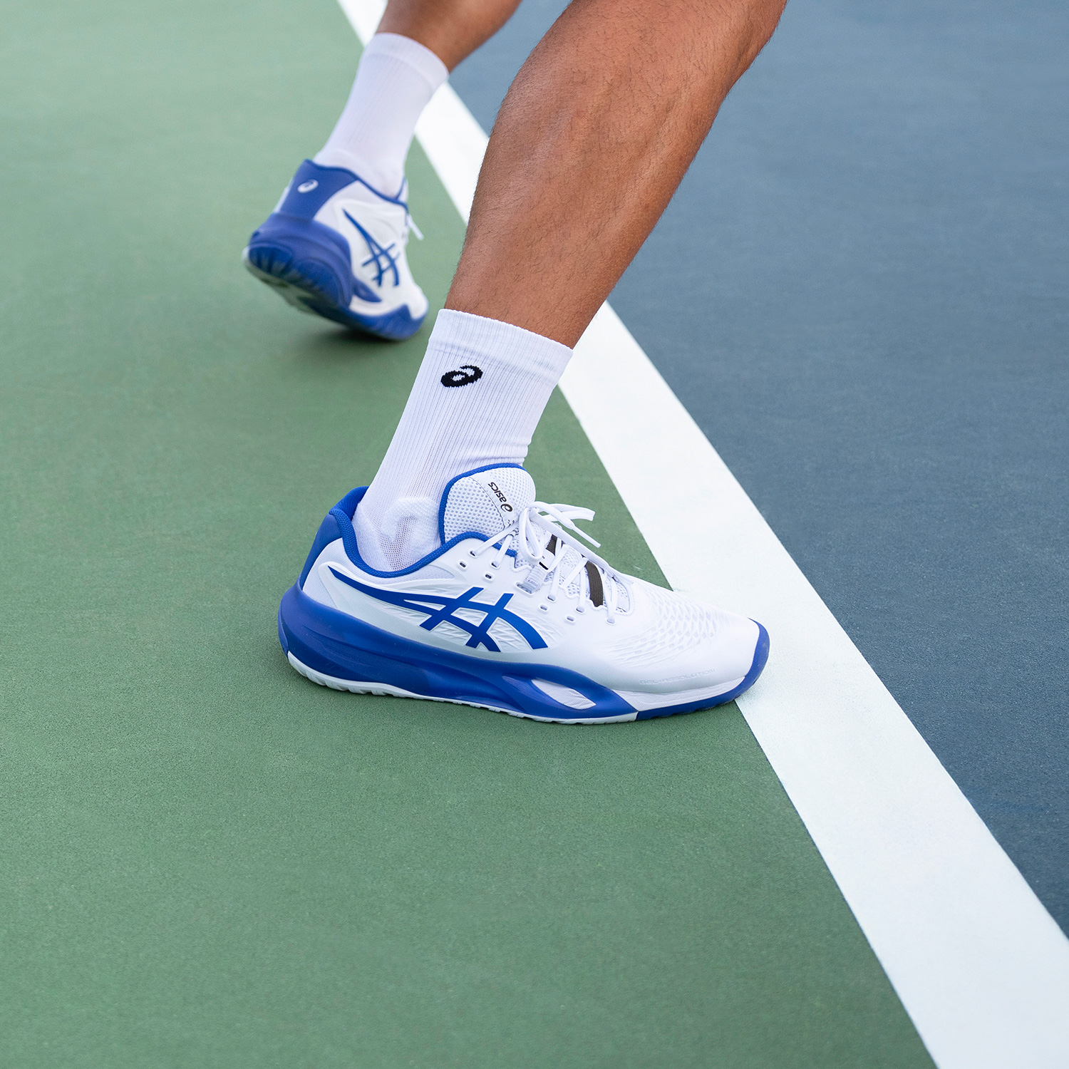 Alternative view of Giày Asics Gel-Resolution X 'White Dark Cobalt' 1041A481-101