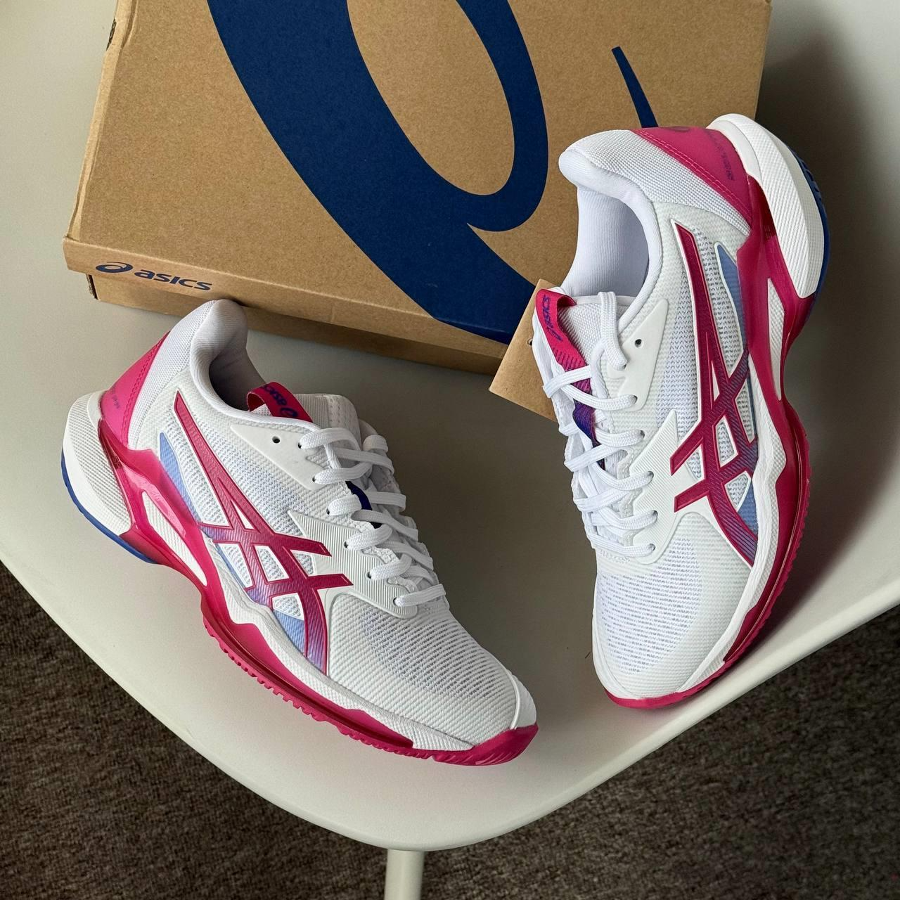 Alternative view of Giày Asics Solution Speed FF 3 'White Bright Rose' 1042A250-103