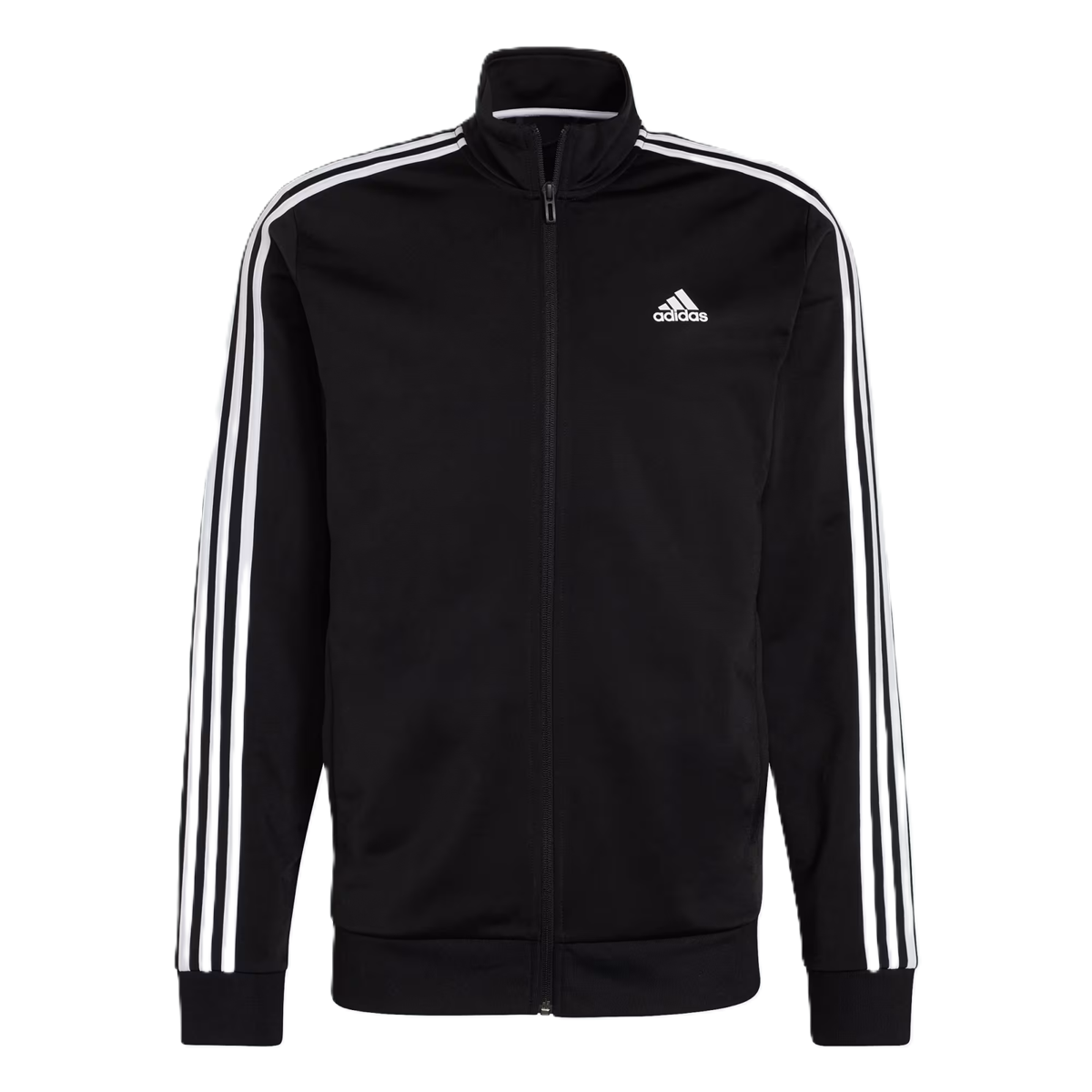 Áo Adidas Essentials Warm-Up 3-Stripes 'Black' H46099