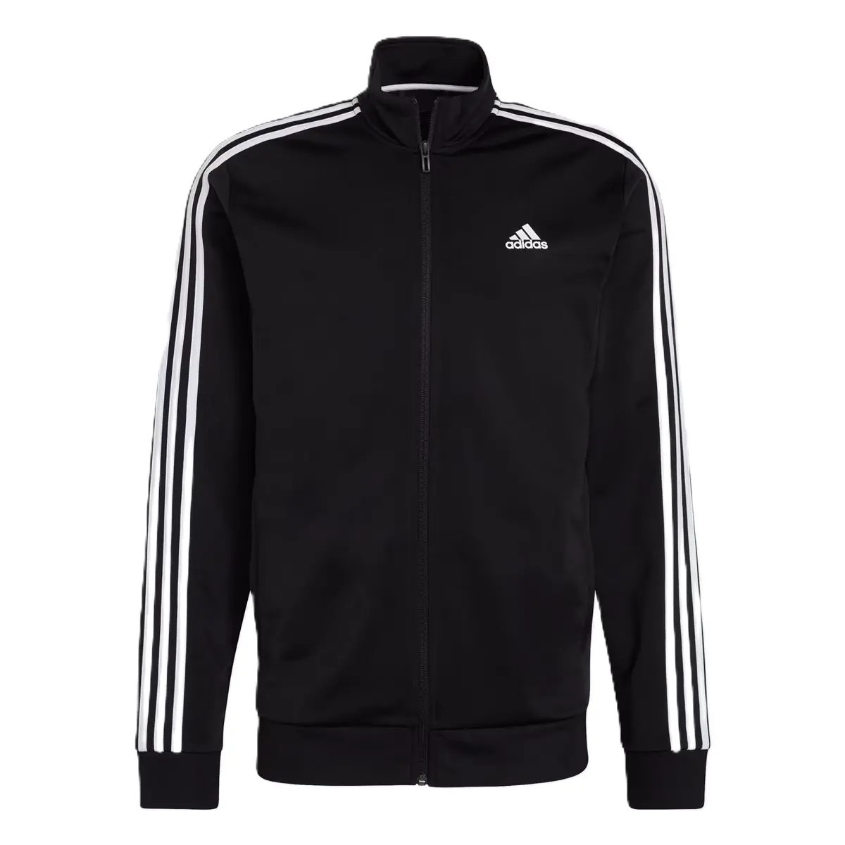 Áo Adidas Essentials Warm-Up 3-Stripes 'Black' H46099