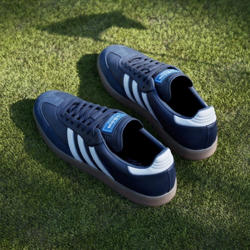 Giay Adidas Samba Spikeless Golf 'Blue' JP8544