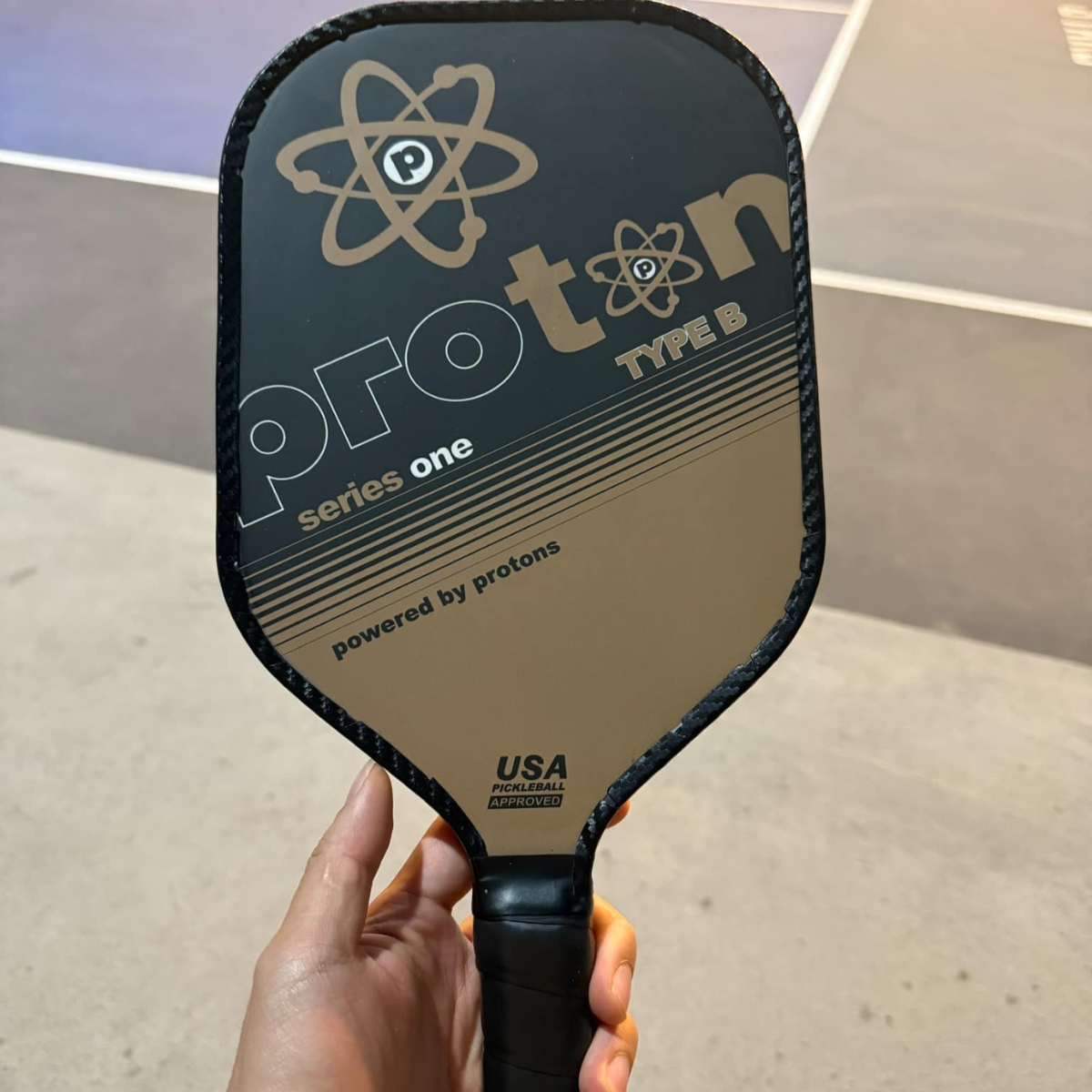 Vợt Pickleball Proton Series One Type B 15mm 'Black Gold' - Ảnh 4