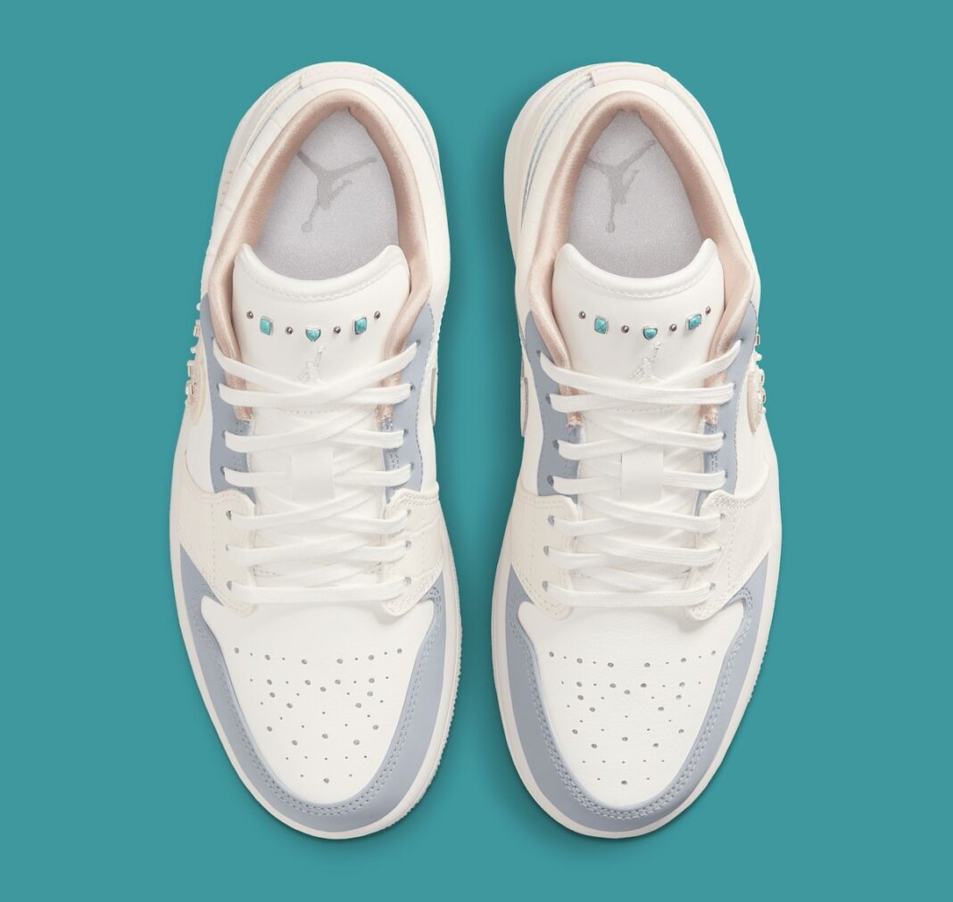 Giày Nike Air Jordan 1 Low 'Sail Soft Pearl' IH7323-100 - Ảnh 4