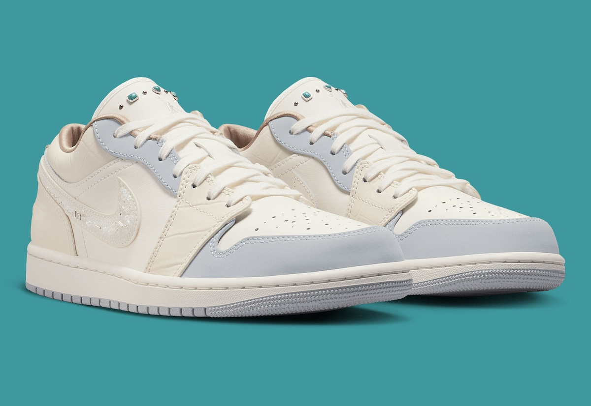 Giày Nike Air Jordan 1 Low 'Sail Soft Pearl' IH7323-100 - Ảnh 5