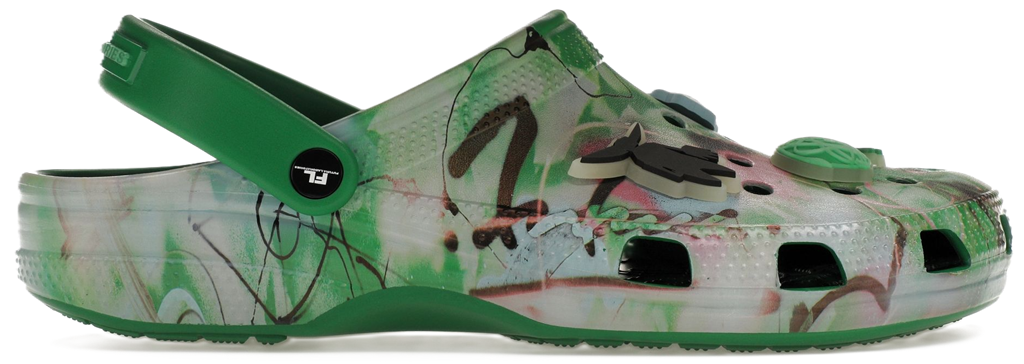 Dep Crocs Classic Clog x Futura Laboratories 'Green Ivy' 209622-3WH