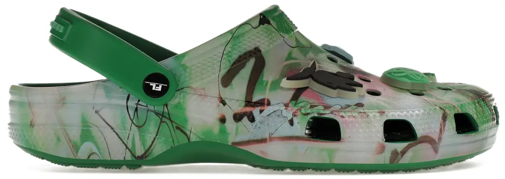 Dep Crocs Classic Clog x Futura Laboratories 'Green Ivy' 209622-3WH