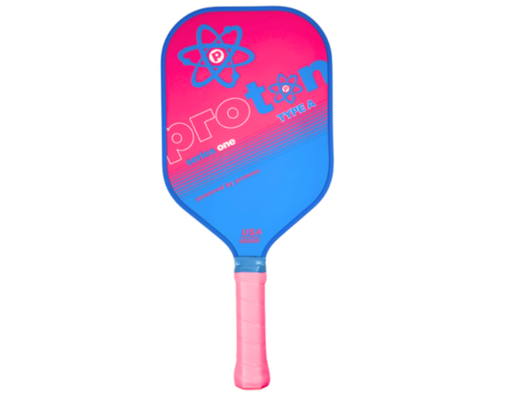 Vot Pickleball Proton Series One Type A 15mm 'Pink Blue'