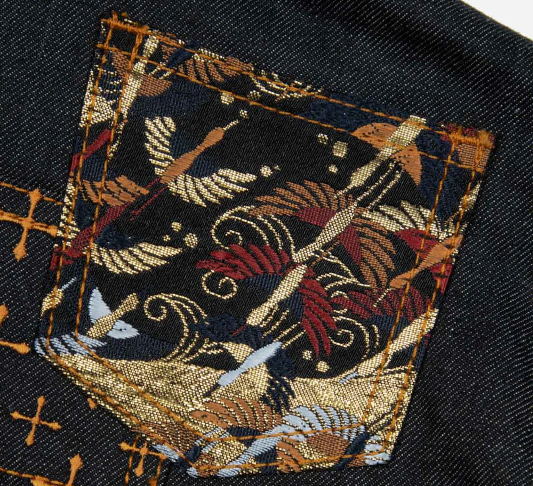 Ao Evisu Denim Jackets 'Black' 2ESHTM4DJ7001RXDP