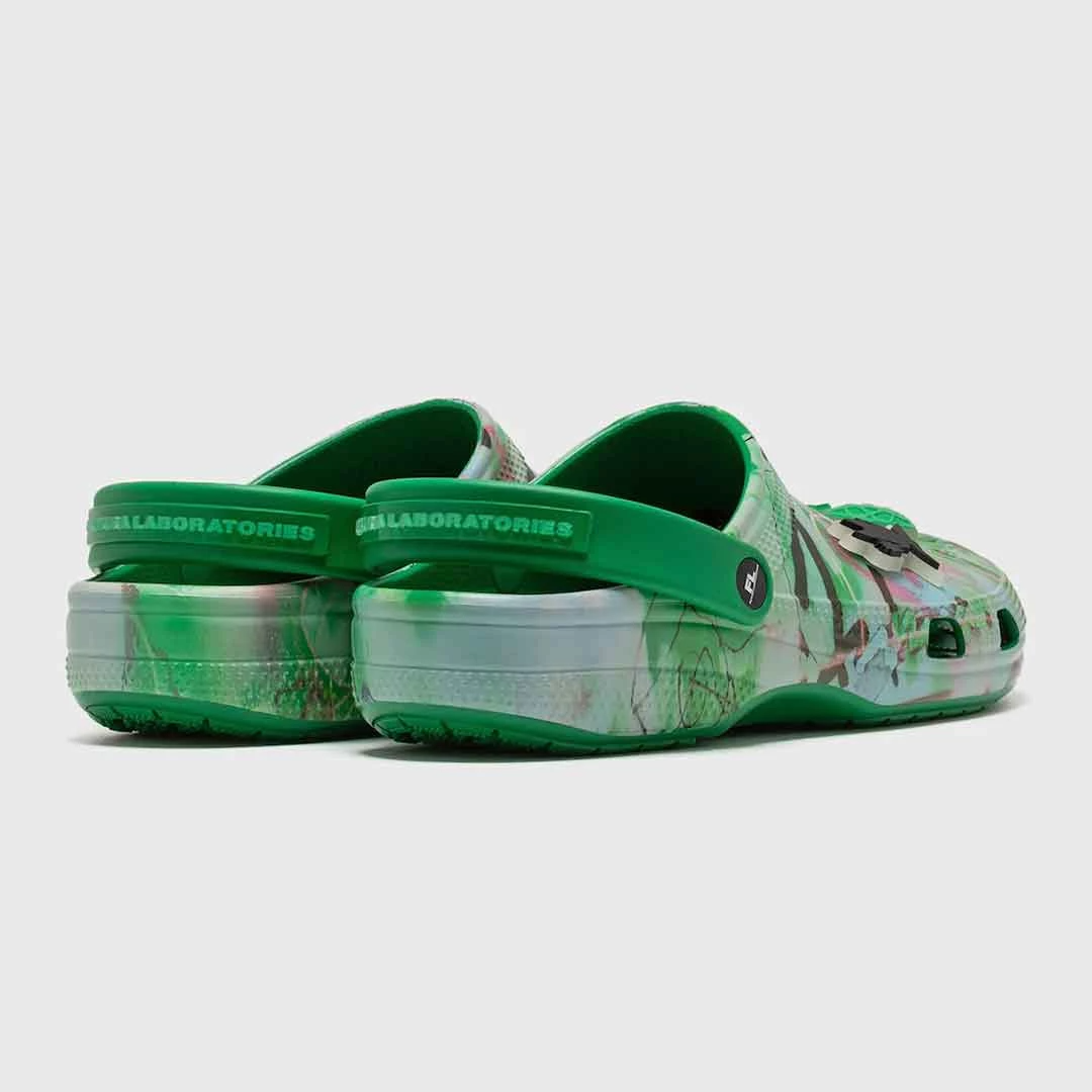 Dep Crocs Classic Clog x Futura Laboratories 'Green Ivy' 209622-3WH