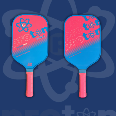 Vot Pickleball Proton Series One Type A 15mm 'Pink Blue'