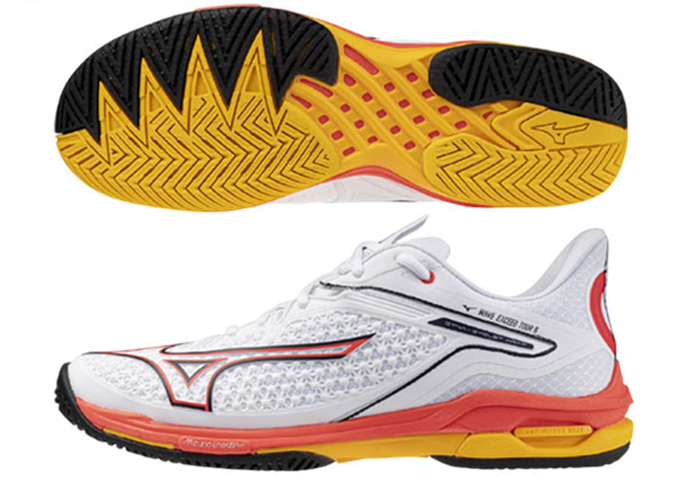 Alternative view of Giày Mizuno Wave Exceed Tour 6 AC 'White Red' 61GA247060