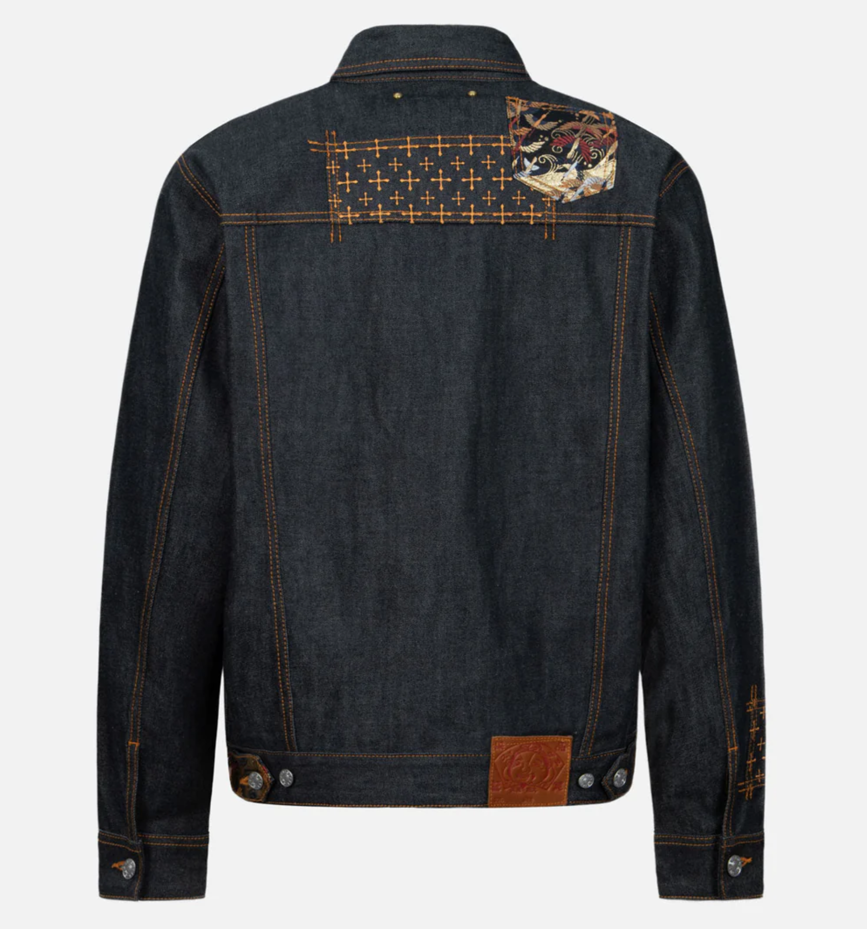 Ao Evisu Denim Jackets 'Black' 2ESHTM4DJ7001RXDP