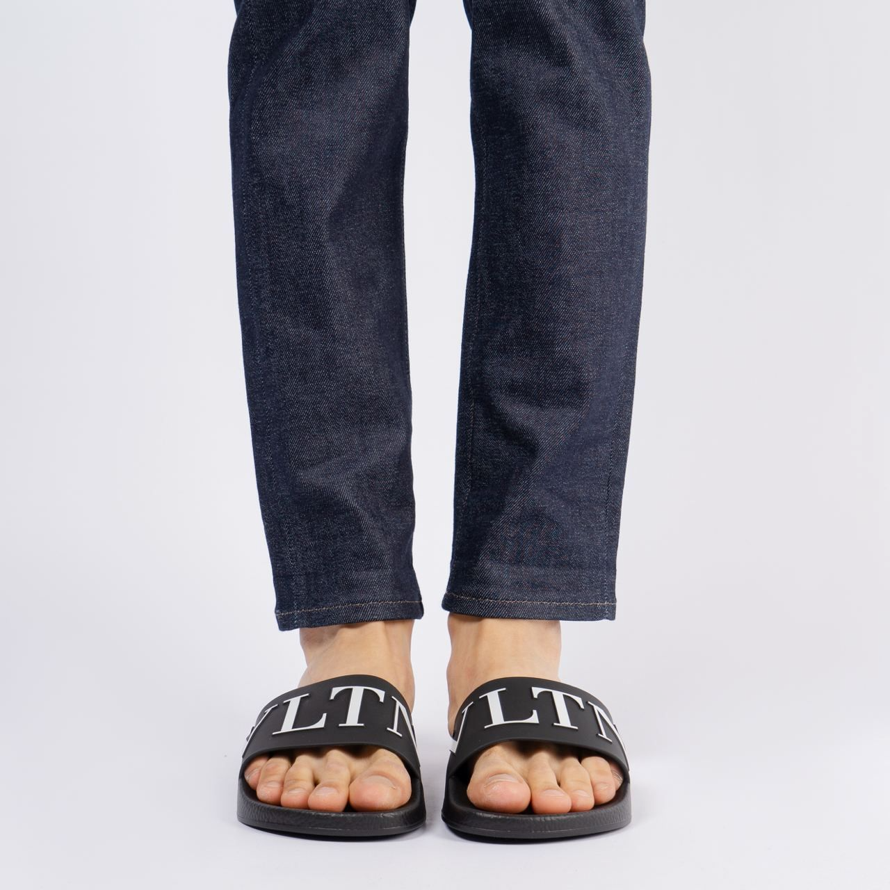 Dep Valentino Rubber Slide 'Black' VY2S0873SYE0NI