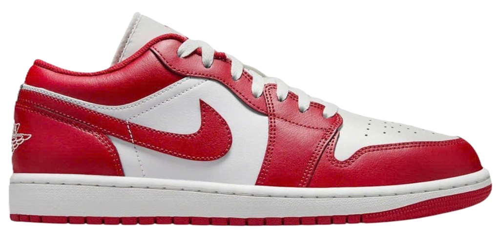 Giày Nike Air Jordan 1 Low 'Red White' 553558-166