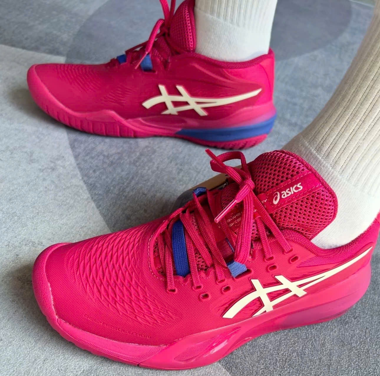 Alternative view of Giày Asics Gel Resolution X ‘Bright Rose Cream’ 1042A279-700
