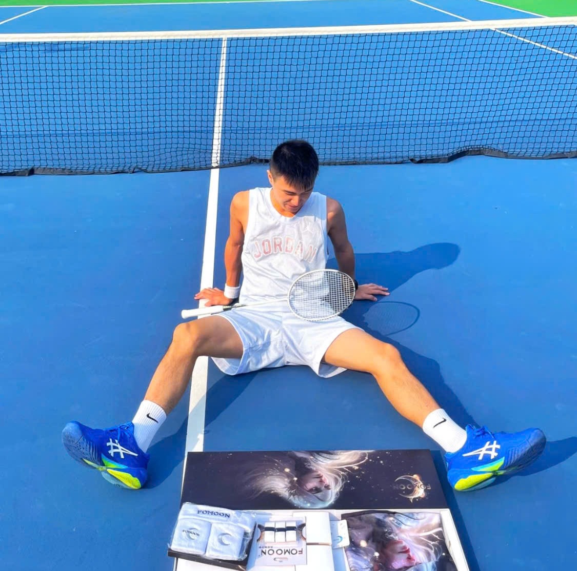 Giày Asics Court FF 3 'Dark Cobalt' 1041A370-403 - Ảnh 3