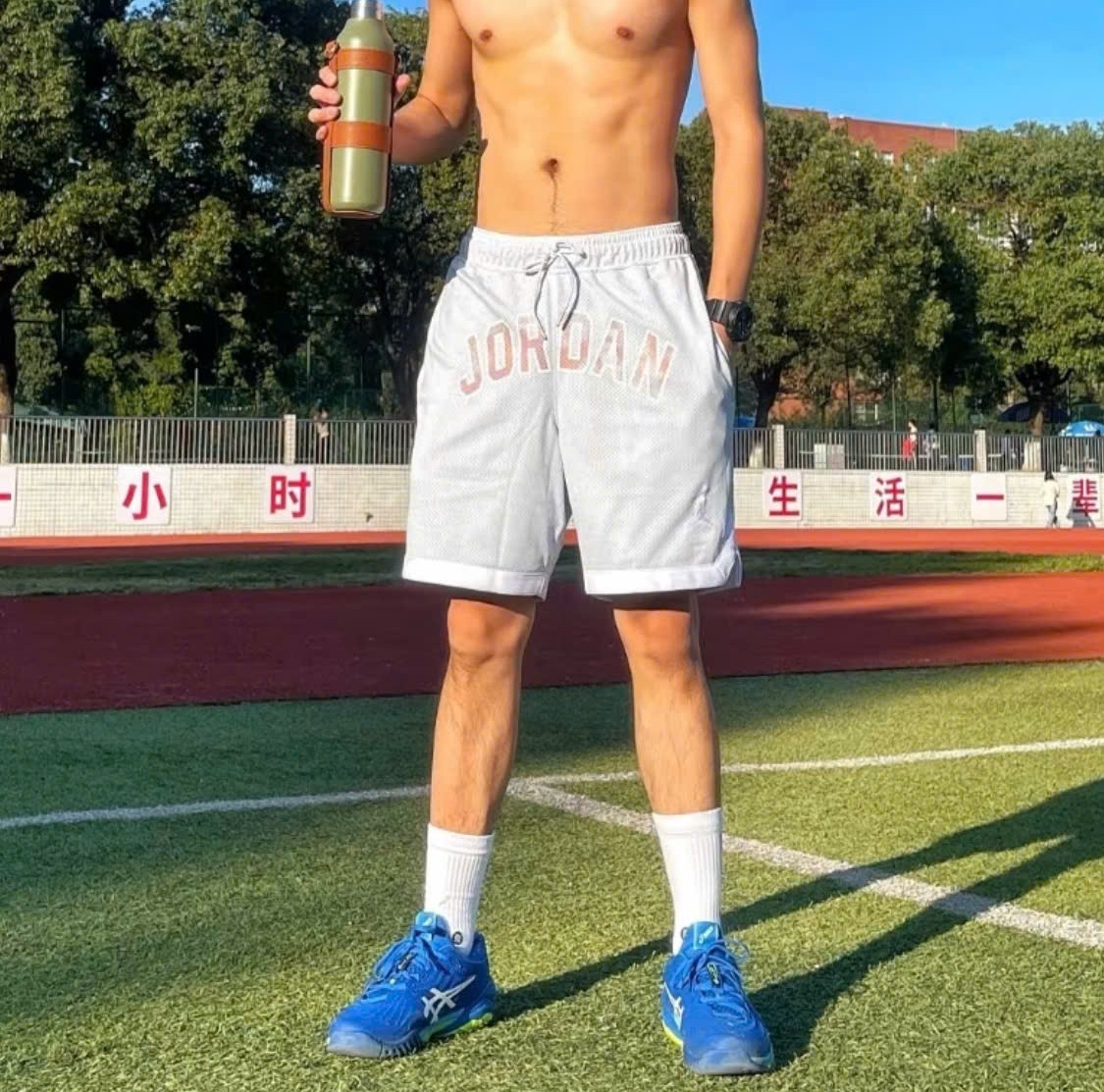 Giày Asics Court FF 3 'Dark Cobalt' 1041A370-403 - Ảnh 4