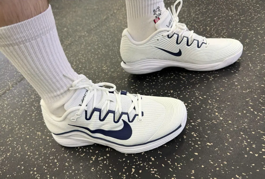Alternative view of Giày Nike Court Air Zoom Vapor 12 HC 'White Midnight' IB7168-100