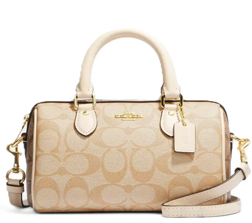 Túi Coach Rowan Satchel Blocked Canvas 'Beige' CH160-IMOT4