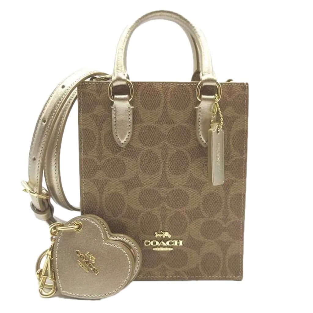 Túi Coach Boxed Mini Tote Bag 'Tan' CX188-IMXD3