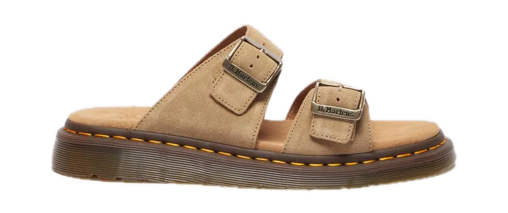 Dép Dr. Martens Josef Suede Slide 'Tan Bronx Suede' 41083200