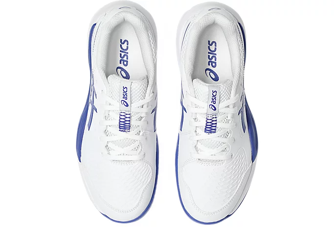 Alternative view of Giày Asics Gel-Resolution X GS 'White Dark Cobalt' 1044A081-100
